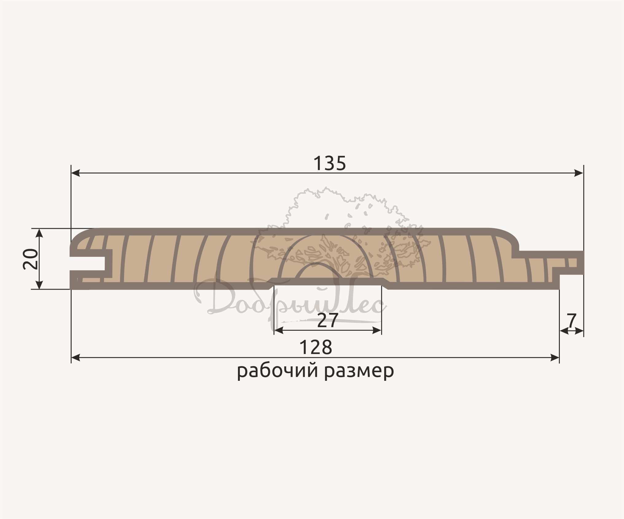 профиль вагонки софт-лайн